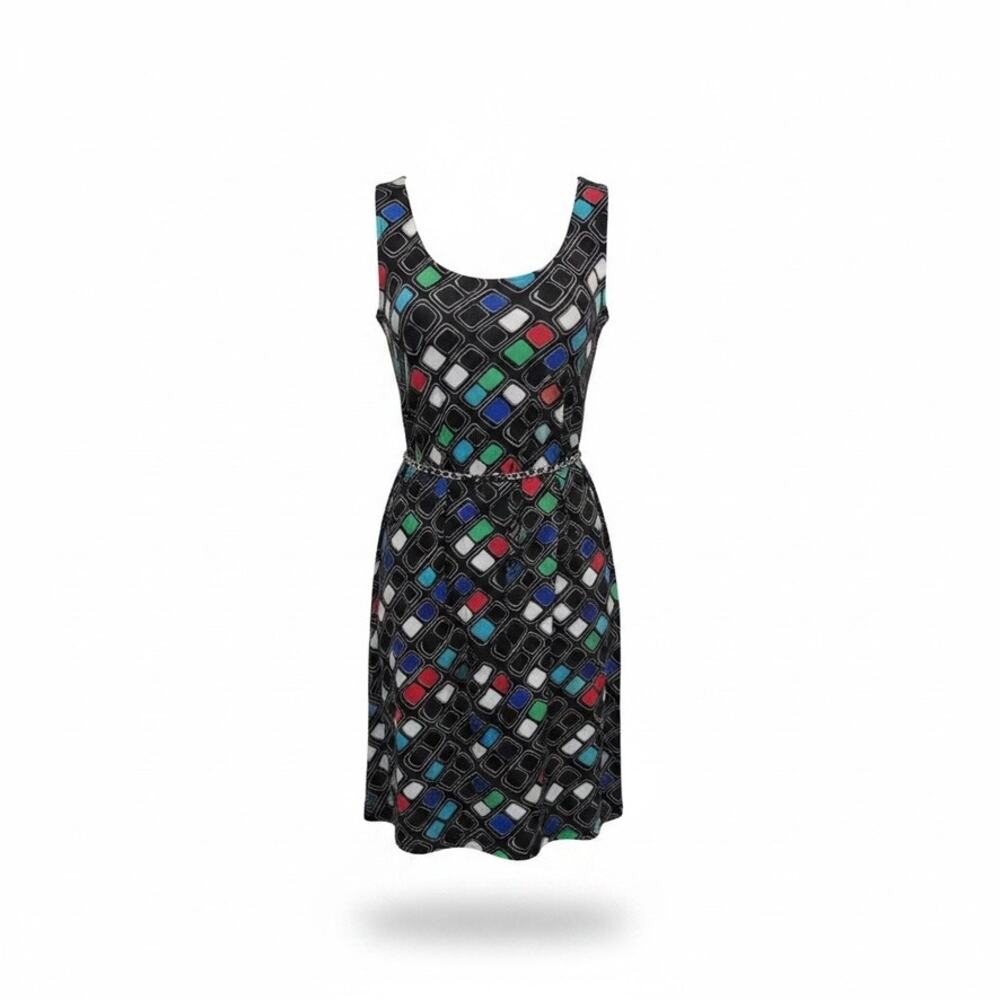 Banana Republic Geometric Mod Print Dress XS